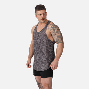 Men's Ribbed Cotton Tank <b>Top</b> Quick Dry High Street Style Pockets Stylish Sleeveless Casual Gym Workout Summer Essential - Product Image 5