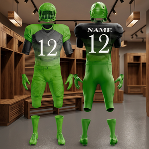 Uniforme de football américain au style unique, de haute qualité, personnalisé, respirant, à manches courtes, léger, anti-humidité pour adultes - Product Image 3