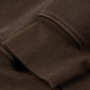 Sweat-shirt à capuche marron pour homme Pak Muntaha Impex, coupe classique, poche avant, pull en molleton tricoté pour l'hiver, 100% coton, service OEM - Product Image 5