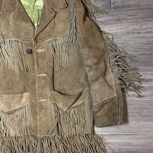 Fashion Eye-Catching Personalized Solid Lapel Tassel <b>Suede</b> <b>Jacket</b> Fringes Coat Women 2026 Autumn Winter New Cross-Border - Product Image 4