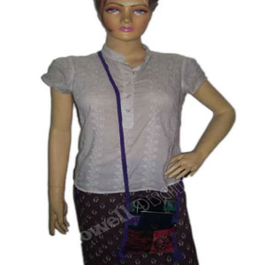 Bolso Bandolera Étnico de Lona Lavada a la Piedra para Móvil y Pasaporte, Estilo Vintage, para Viajes y Uso Diario, para Hombre - Product Image 1