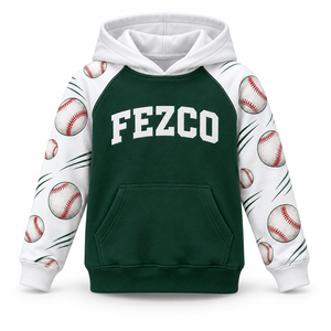 Conjunto de Sudadera con Capucha de Manga Corta para Hombre al por Mayor, Sudadera con Capucha de Béisbol y Baloncesto Sublimada de Poliéster, Sudadera Deportiva Casual Juvenil - Product Image 1