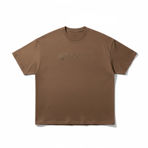 เสื้อยืดผู้ชายทรงปกติ คุณภาพพรีเมียม ผ้าฝ้าย/โพลีเอสเตอร์ 100% ป้ายด้านหน้าสั่งทำได้ ขายส่ง เสื้อเปล่า ทรงไหล่ตก ผ้าถัก - Product Image 1