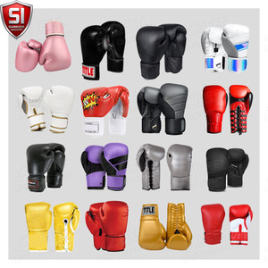 ถุงมือชกมวย SUMROOS SI-BG-1804 สีดำทอง หนังแท้ สายรัดข้อมือปรับได้ ป้องกันการกระแทก สวมใส่สบาย เหมาะสำหรับการฝึกซ้อม - Product Image 6