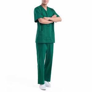 Tenues médicales extensibles de haute qualité pour hommes, uniformes d'infirmiers sur mesure, ensembles de blouses médicales sur demande - Product Image 3