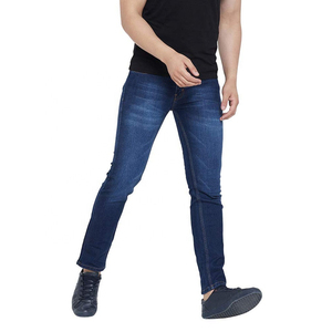 Jeans Ajustados de Algodón de Alta Calidad para Hombre, Diseño Personalizado con Cuatro Bolsillos, Cintura Ajustable, Estilo Hip Hop, Servicio OEM, Logotipo en la Cintura - Product Image 6