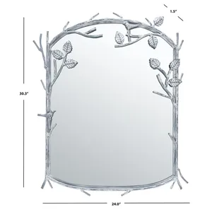 Miroir mural en métal fait main de qualité supérieure, miroir d'appoint moderne et luxueux pour hôtel, maison, chambre, bureau, couloir, intérieur - Product Image 3