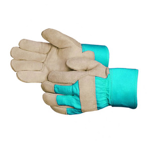 Top Ranked Cowhide Split Leather Working Gloves Heavy Duty Abrasion Resistant Soft & <b>Comfortable</b> Construction Rigger Gloves - Product Image 2