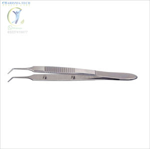 Pinces à micro-suture en acier pour micro-chirurgie ophtalmique, fabrication directe usine, sur mesure, avec certification CE - Product Image 3