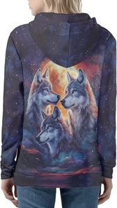 Sudadera con Capucha ROMEO INDUSTRY para Mujer, Transpirable, de Forro Polar, Lavada, Otoño/Invierno, Casual, Sublimada, 95% Poliéster, 5% Elastano, Tallas XS-5XL - Product Image 4