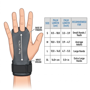 Poignées de gymnastique en cuir à 2 trous pour tractions et musculation, protection de la paume, équipement de fitness personnalisable avec logo - Product Image 6