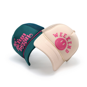 ออกแบบโลโก้ของคุณเอง หมวกแก๊ปโฟมตาข่าย 5 ชิ้น พร้อมเชือกตกแต่ง พิมพ์ลายนูน 3 มิติ หมวก Snapback ปรับขนาดได้ หมวกสตรีทแวร์สำหรับฤดูร้อน - Product Image 1