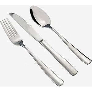 Vente en gros Espace personnalisé Design Argent Plaqué Simple Simple DesignCouverts Couverts pour Table Ayant Quatre Pièces - Product Image 1