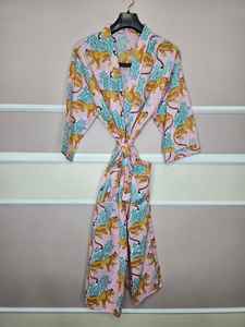 Robe en velours de coton réversible à manches longues, faite à la main, de qualité supérieure, pour femmes, taille plus, kimono, robe de nuit, peignoir - Product Image 2