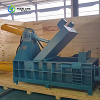 Presse à balles hydraulique compacte pour ferraille de cuivre, acier inoxydable et canettes en aluminium pour station de tri.