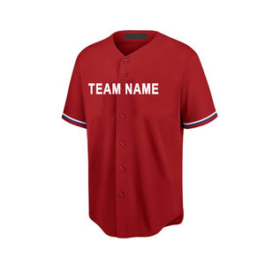 ชุดยูนิฟอร์มเบสบอลแบบสั่งพิมพ์ลายใหม่ล่าสุด เสื้อเจอร์ซีย์ตาข่ายระบายอากาศ ซับเหงื่อ แห้งเร็ว พร้อมปักชื่อทีมซอฟต์บอลตามสั่ง - Product Image 2