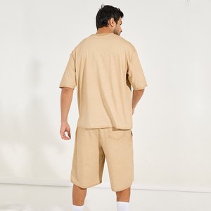 Nuevas Llegadas 2026 Conjuntos de Shorts de Invierno para Hombre de Dos Piezas a la Moda, con Logotipo Personalizado, Color Personalizado, Transpirables y de Secado Rápido - Product Image 5