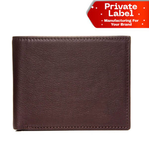 Cartera de Cuero Genuino Hecha a Mano para Hombre, Estilo Vintage, Billetera Bifold de Lujo, Cartera de Cuero Auténtico para Hombre, Piel de Vacuno de Alta Calidad - Product Image 1