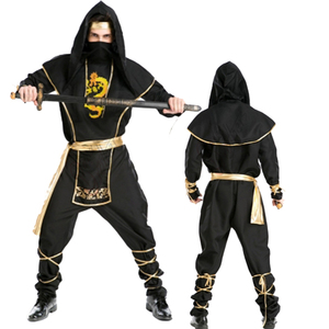 Nuevo Traje Ninja Unisex de Color Sólido y Transpirable; Color Personalizado; Disfraz 100% Poliéster - Product Image 5