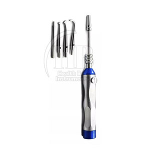 Kit de retrait de couronnes dentaires manuel en acier inoxydable, instruments chirurgicaux réutilisables, outils de précision pour clinique, ergonomiques - Product Image 5
