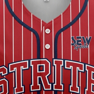 Mens Baseball Jersey Polyester Breathable Athletic Wear Baseball Jersey Game Day Slim Fit Mesh Sports Baseball Jersey Plus Size - Product Image 3