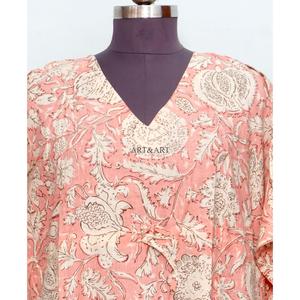 ชุดเดรสยาวคลุมตัวแบบทูนิค ผ้าทอสีดำขาว ลายดอกไม้ พิมพ์ลาย ผ้าฝ้ายออร์แกนิค สไตล์หวานเก๋ สำหรับใส่ไปชายหาด ฤดูร้อน - Product Image 3