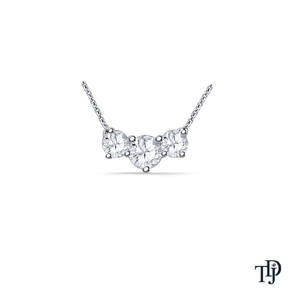 Colgante solitario redondo de tres piedras en oro de 14K, fabricante mayorista y minorista OEM - Product Image 3