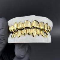 Grillz dentaire de luxe en or 14K et argent 925 plaqué rhodium, certifié IGI, style Hip Hop personnalisé, serti de jade, ICEDJEWELZ