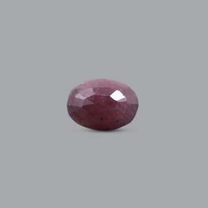 6.55 Carat Oval Cut Natural Indian Ruby Loose Gemstone for Fine Jewelry - Product Image 2