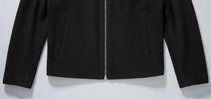 Premium Mens <b>Suede</b> Leather Bomber <b>Jacket</b>-Slim Fit Stand Waterproof Windproof Soft Genuine <b>Suede</b> Full Lining Durable YKK - Product Image 4