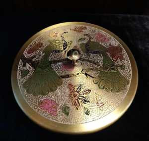 Handmade Brass Spice <b>Storage</b> <b>Box</b> Multi Compartment Masala Organizer - Product Image 6