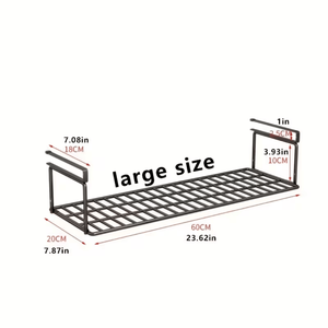 Scarpiera in Ferro Nera di Qualità Europea, Regolabile ed Espandibile, Salvaspazio, Appendibile con Design Impilabile per Uso Domestico - Product Image 2