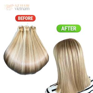 Extensions de cheveux humains 100% naturels SDD de luxe, lisses comme des baguettes, non traités, vierges Remy, à double trame, pour la vente en gros - Product Image 5