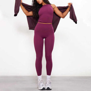 High Quality Custom Women's Gym <b>Workout</b> <b>Tank</b> <b>Tops</b> Hot Selling Cotton Jersey Lace Athletic Fitness Singlet <b>Tops</b> Custom Logo Print - Product Image 4