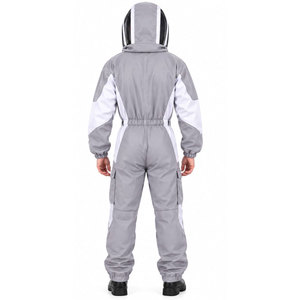 Traje de Apicultor de Algodón Ventilado de 3 Capas, Cómodo, Profesional, Duradero, Seguro, Impermeable, Completamente Envolvente, con Puños y Cintura Elásticos - Product Image 4