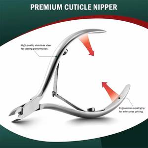 Coupe-ongles professionnel en acier inoxydable, lame plate de 10 mm, lame tranchante, nouveau design, portable, durable, pour les doigts, usage adulte - Product Image 6