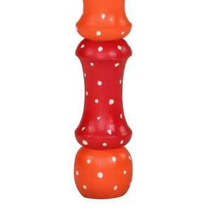 โต๊ะกาแฟไม้มะม่วงแท้หลากสีขนาดกะทัดรัดพร้อมฐานสีส้ม แข็งแรงทนทาน - Product Image 6