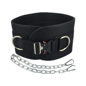 Customize EVA Self-Locking Dip Belt With Heavy Duty Steel <b>Chain</b> Weight Lifting <b>Waist</b> Support Gym Workout Fitness Squat - Product Image 1