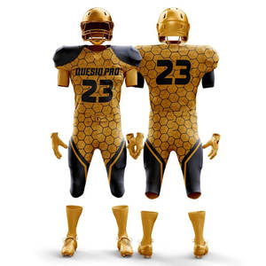 Tenue de football américain personnalisée pour équipes jeunes – Ensemble maillot d'entraînement vierge en twill sublimé pour le football américain – Vente en gros - Product Image 1