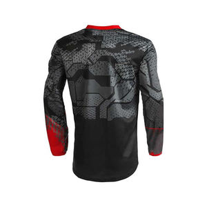 Jersey de Carreras Cortavientos Estampado de Secado Rápido, 100% Poliéster, Manga Larga, Sublimado, Transpirable, para Motocross, Precios al por Mayor - Product Image 4