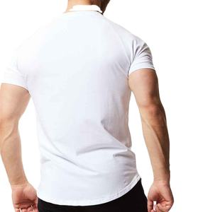 เสื้อยืดเจอร์ซีย์ผ้าฝ้ายแท้ 100% คุณภาพสูง สำหรับออกกำลังกาย พิมพ์ลายแบรนด์ได้ ระบายอากาศดี เป็นมิตรกับสิ่งแวดล้อม ขายส่ง - Product Image 4