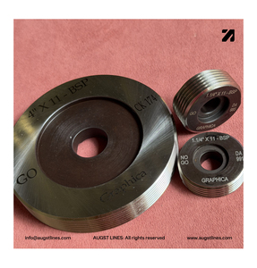 ชุดเกจวัดเกลียว AUGST LINES BSP/BSPT/BSPP สำหรับตรวจสอบเกลียวท่อ BSP เกจวัดเกลียวภายในแบบตัวผู้ BSP GO NOGO G เกจวัดเกลียวท่อ - Product Image 5