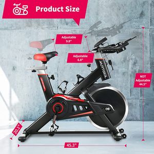 Cyclette da Interno Murtisol con Display LCD, Cintura di Sicurezza Regolabile e Volano in Ghisa da 13 kg - Product Image 6