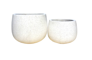 Macetero Colgante de Poliresina con Diseño Minimalista y Textura de Madera Estilo Japonés, Ligero, para Centros Comerciales - Product Image 3