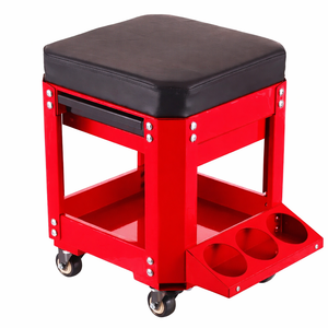 280lbs Load Creeper Seat with 2 Drawers, 360° Swivel Mechanic <b>Rolling</b> Stool, <b>Tool</b> Chest Heavy Duty Garage Chair GAPGAR027 - Product Image 6