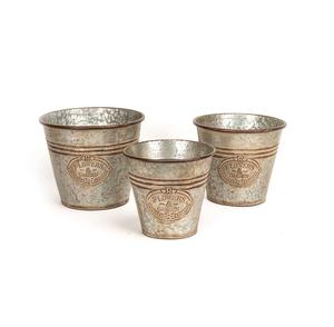 Maceta Rústica Galvanizada Hecha a Mano, de la Mejor Calidad, para Hogar y Jardín, Macetas Artesanales para Flores, Decoración de Interiores, Capacidad Personalizada - Product Image 6