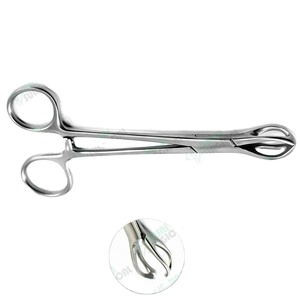 Venta caliente Lane Tissue Forceps 16 cm Alicates rectos Abrazadera Veterinaria Holding Ventas calientes CE ISO Aprobado Proveedor verificado - Product Image 1