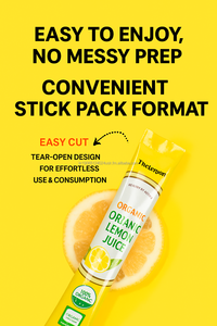 Bâtonnets de poudre de jus de citron biologique OEM Corée 14 sachets de vitamine C pressée à froid - Product Image 3