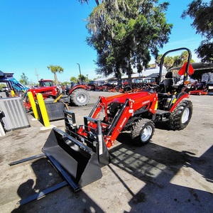 Tracteur Solis S24 avec moteur turbo, transmission automatique 4x4, roues motrices, rouge, France, garantie de 2 ans, haute performance - Product Image 1