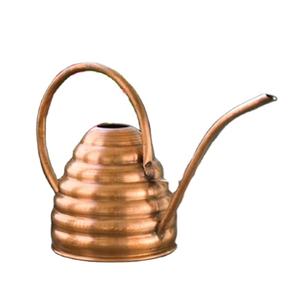 บัวรดน้ำทองแดงพร้อมด้ามจับโค้งและพวยยาว ดีไซน์สวยงามสำหรับการดูแลสวนและต้นไม้ เครื่องมือทำสวนที่ทนทาน - Product Image 1